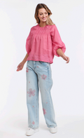 Pink Sparkle Jean