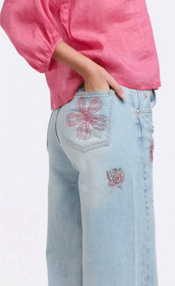 Pink Sparkle Jean