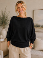 Ponchitta Graceful Italian Knit Top