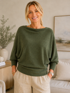 Ponchitta Graceful Italian Knit Top