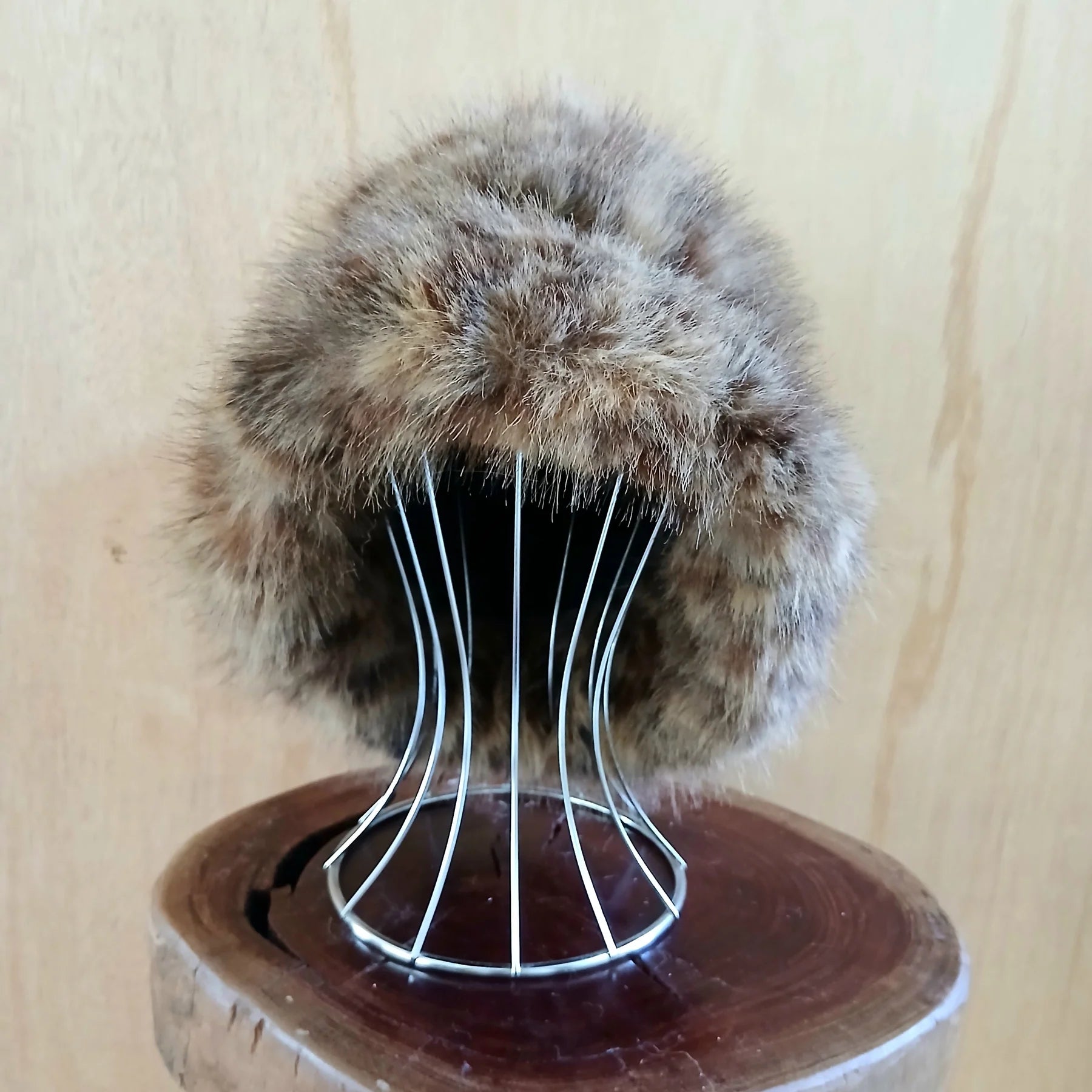 Vegan Fur Leopard Bucket Hat