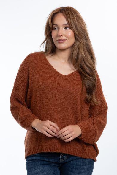 Daria Italian Knit - Rust