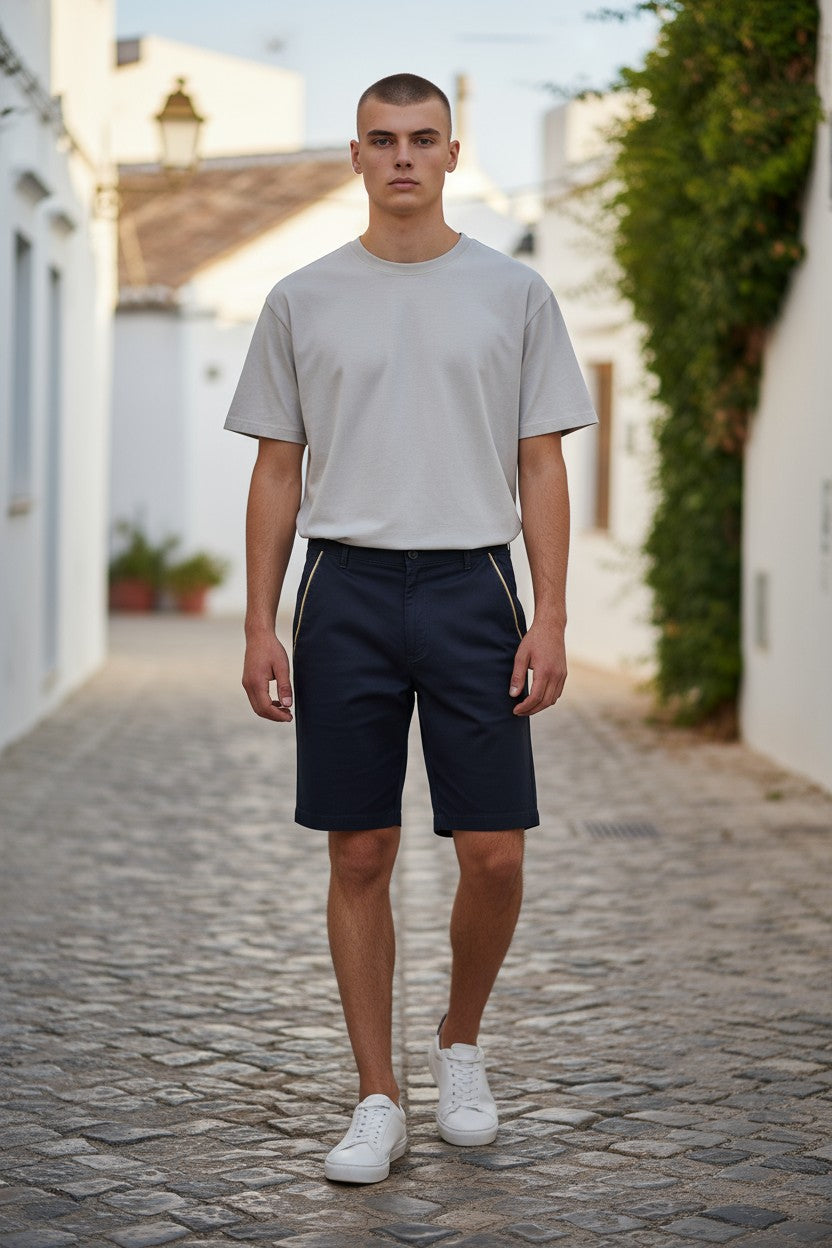 Men's Izona Stretch Chino Shorts - Navy