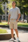 Men's Izona Stretch Chino Shorts - Stone