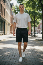 Men's Izona Stretch Chino Shorts - Black