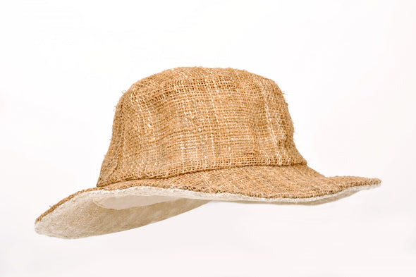 Hemp Hat: Bucket Fisherman Hybrid - Natural Fold