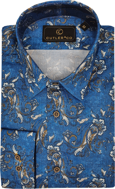 Cutler & Co Nigel Long Sleeve Shirt - Antique Paisley
