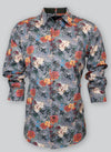 Cutler & Co Nigel Long Sleeve Shirt - Sketched Autumn Zinc