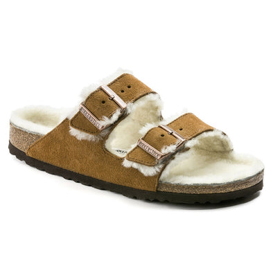 Birkenstock Arizona Shearling Sandal - Mink