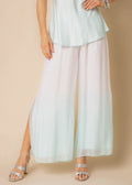 Nura Silk Pants in Aqua  Mist