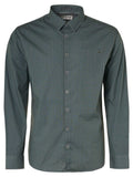 No Excess Long Sleeve Shirt: Geo Weave - Smoke