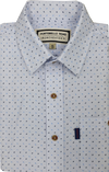 Iron Cheater Short Sleeve Shirt - Diagonal Arrows : White