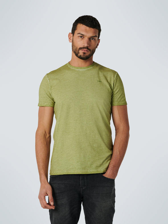 No Excess Crew Tee: Cold Dyed - Dusty Green