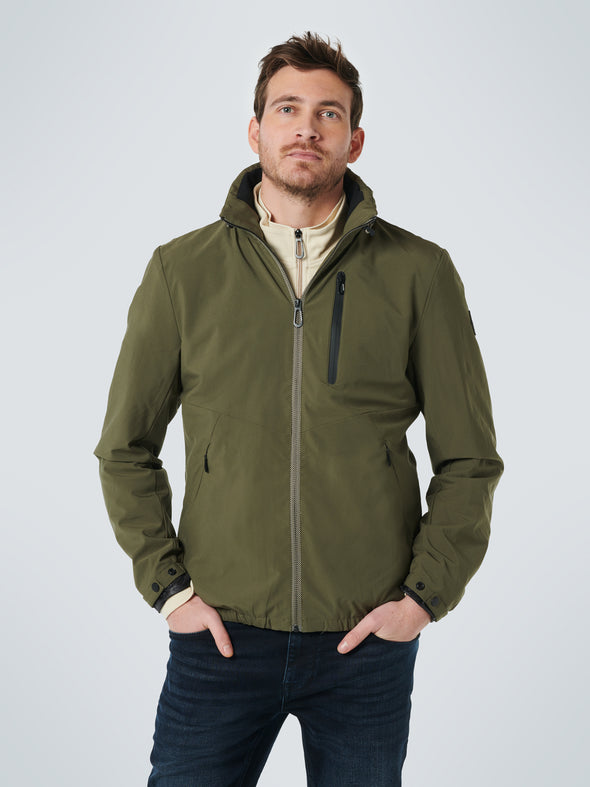 No Excess Short Fit Stretch Jacket - Basil