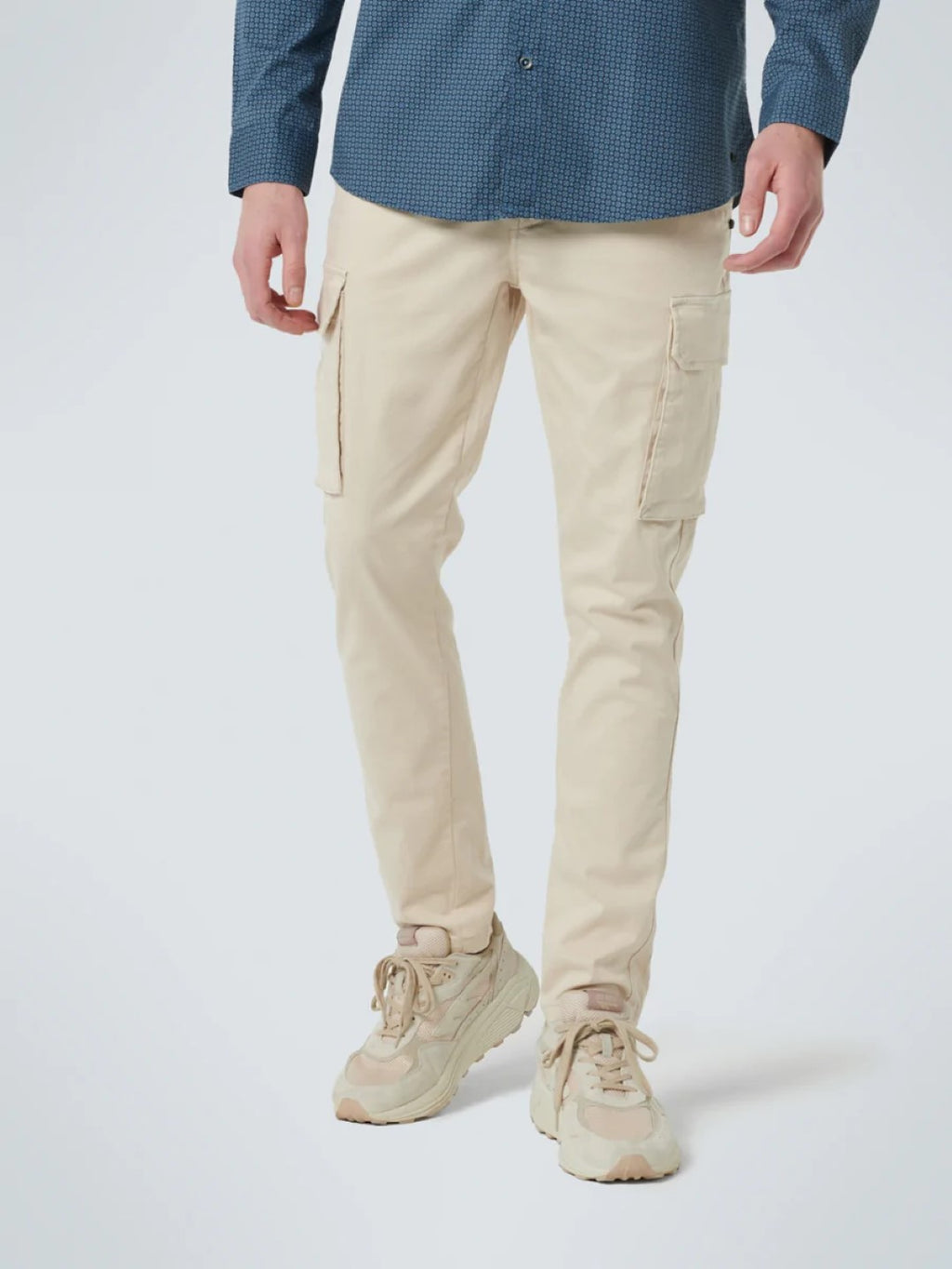 No Excess Stretch Cargo Pant - Cream
