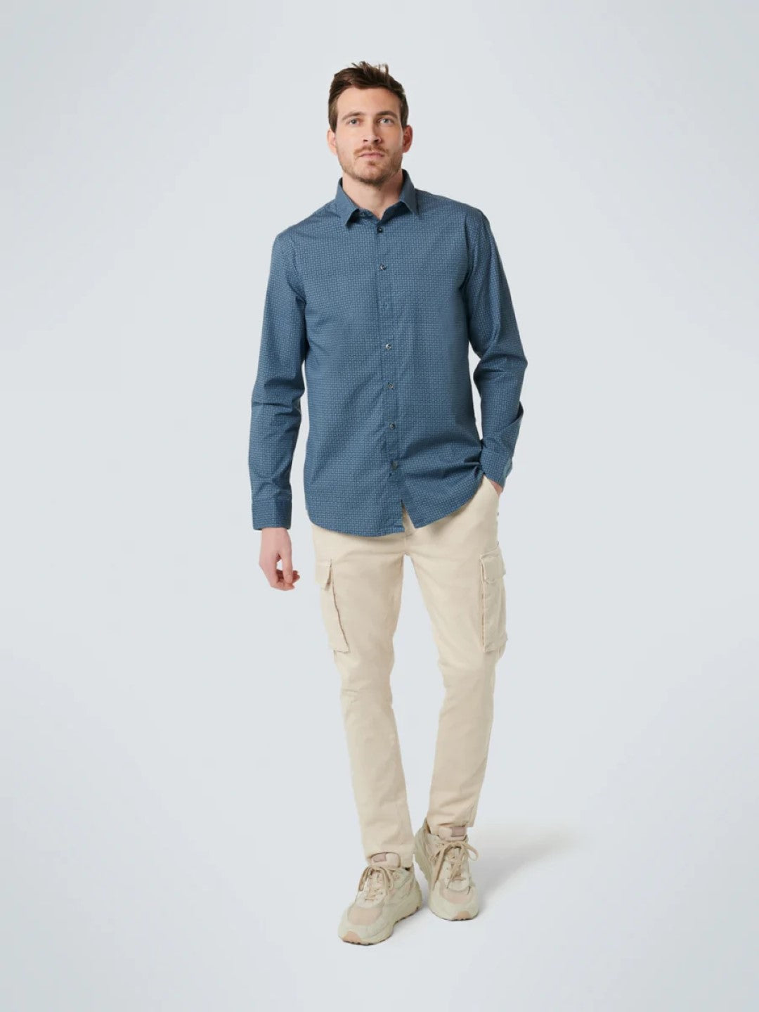 No Excess Stretch Cargo Pant - Cream