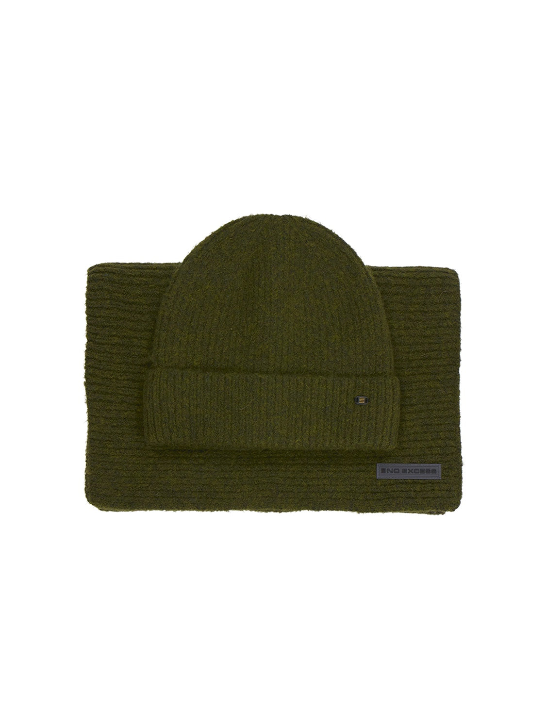 No Excess Beanie & Scarf Knit Set