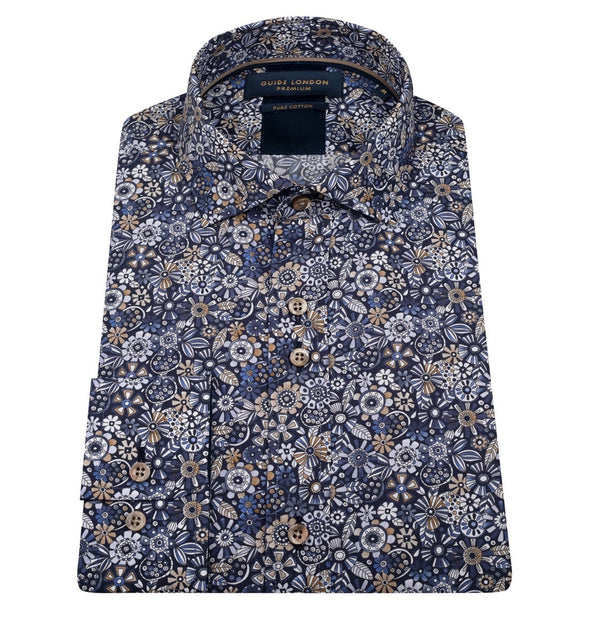 Guide London Long Sleeve Shirt - Concept Floral