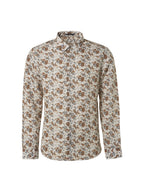 No Excess Long Sleeve Shirt: Forest Floor - Offwhite