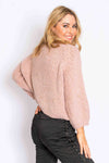 The Italian Closet: Calabria Sweater - Dusty Pink