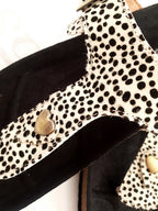 HM Black & White Dot Hedda Sandal