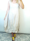 Helga May Maxi Dress: Plain - Beige