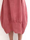 Helga May Mid Sleeve Maxi Dress: Plain - Brick