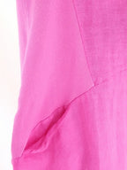 Helga May Jungle Dress: Plain - Hot Pink