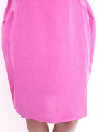 Helga May Jungle Dress: Plain - Hot Pink