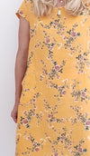 Helga May Kennedy Dress (SMALL) : Mini Bouquet - Manderine
