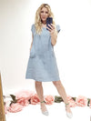 Helga May Kennedy Dress: Plain - Grey