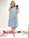 Helga May Kennedy Dress: Plain - Grey