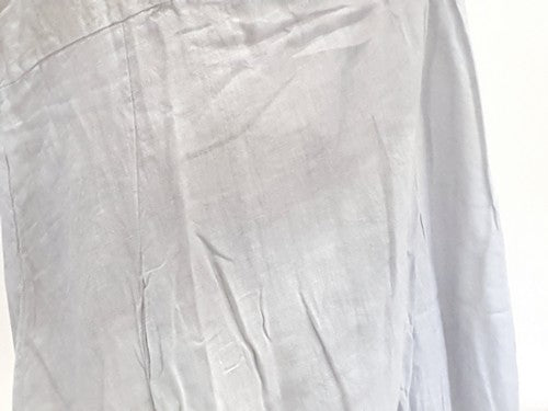 Helga May Mid Sleeve Maxi Dress: Plain - Silver