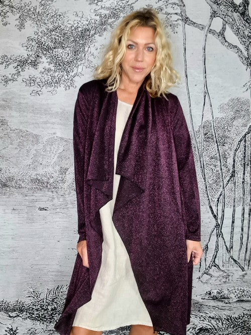 Helga May: Twinkle Cardi - Purple