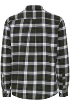Blend Long Sleeve Shirt: Checked - Forest Night