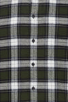 Blend Long Sleeve Shirt: Checked - Forest Night