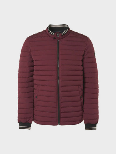No Excess Short Fit Padded Jacket -  Dark Red