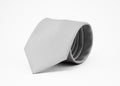 Fellini Classic Jacquard Tie - Silver