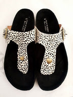 HM Black & White Dot Hedda Sandal