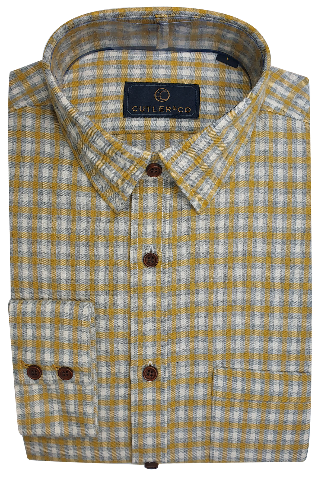 Cutler & Co Ash Winter Check Long Sleeve Shirt