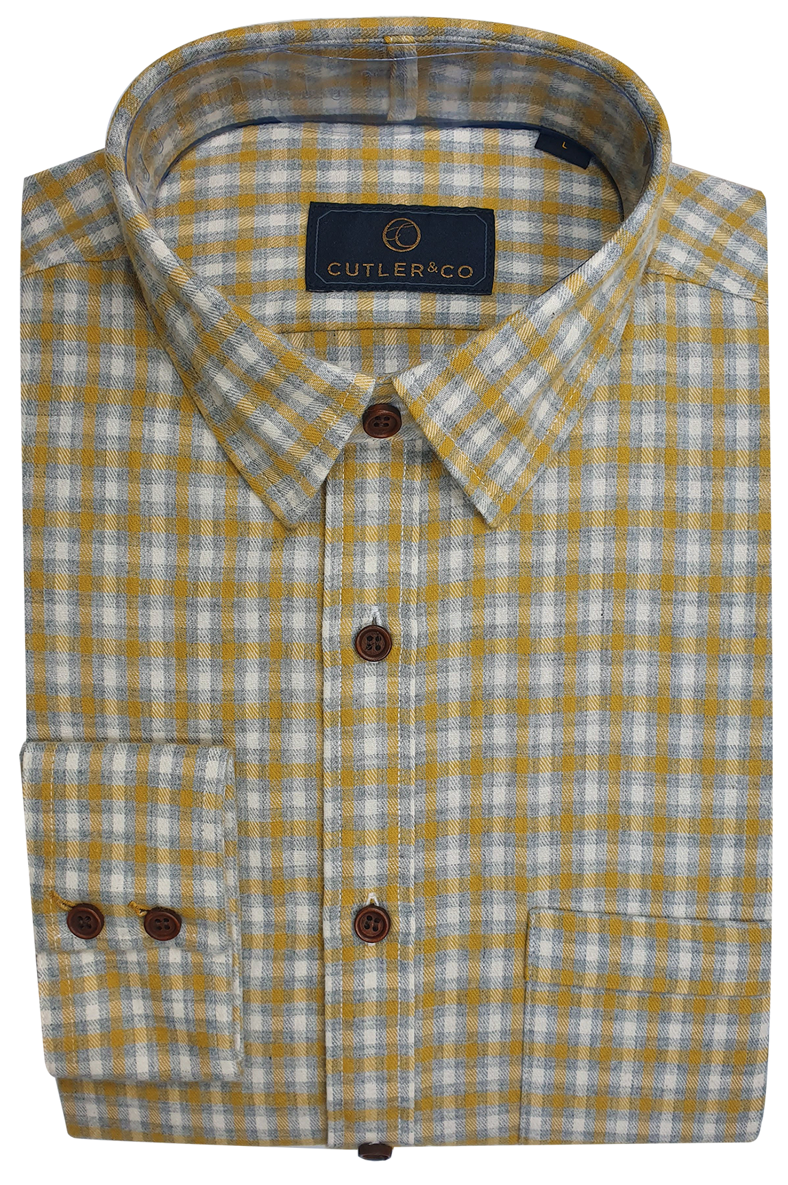 Cutler & Co Ash Winter Check Long Sleeve Shirt