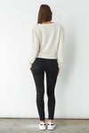 Caju Pearl Heart Cardigan - Cream