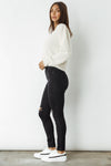 Caju Pearl Heart Cardigan - Cream