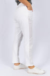 The Italian Closet: Comodo Jersey Pant - White