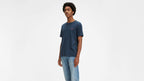 Levi's Original Logo Patch Tee - Dress Blue