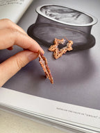 Starfish Geode Earrings