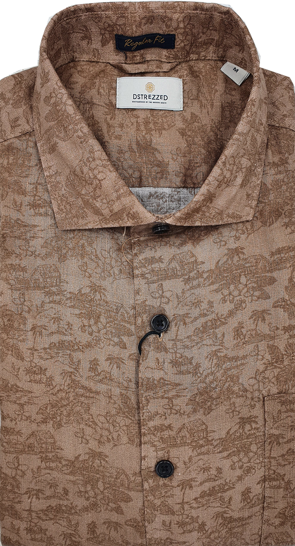 Dstrezzed Long Sleeve Shirt - Hawaii Batik