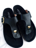 HM Black Hedda Sandal