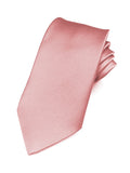Fellini Satin Tie - Rose