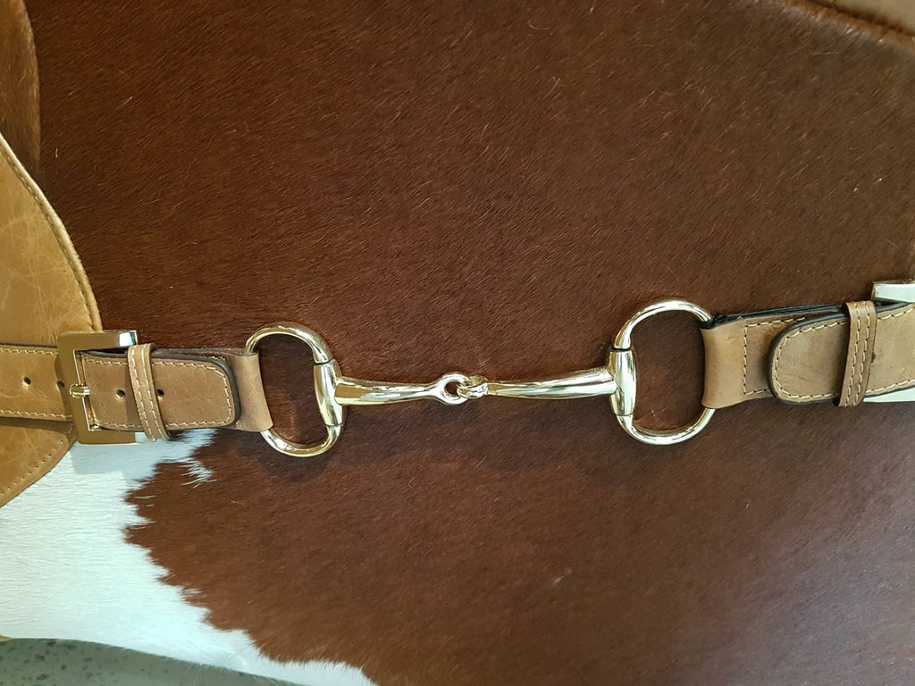 Leather & Hide Saddle Chair